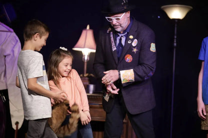 Outta Control Magic and Dinner Show in Orlando is known for getting the audience involved especially children.